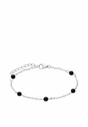 ESSENTIALS - Armband - silver-coloured/black