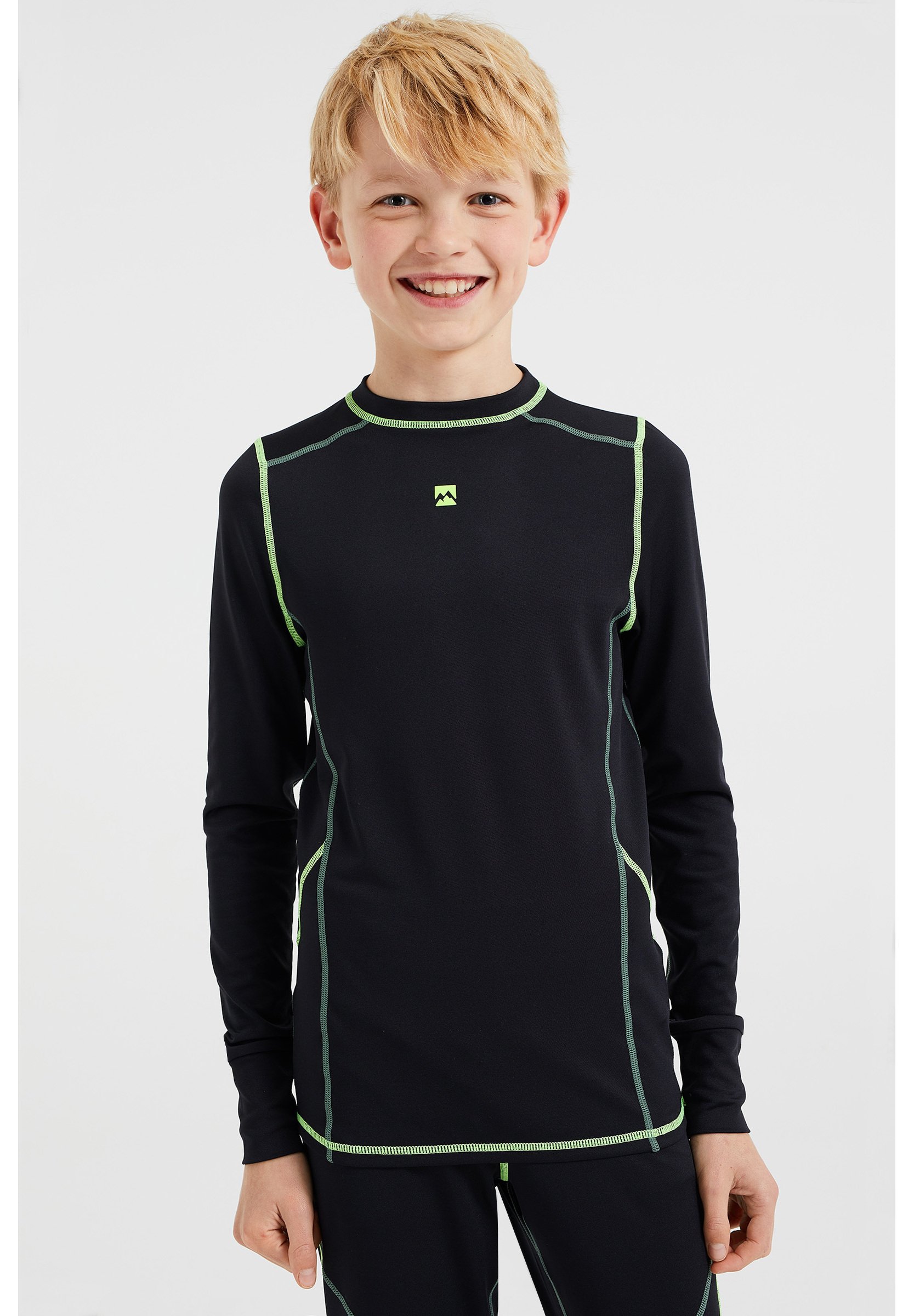 WE Fashion THERMO-ONDERGOED. - Longsleeve - black/zwart - Zalando.nl