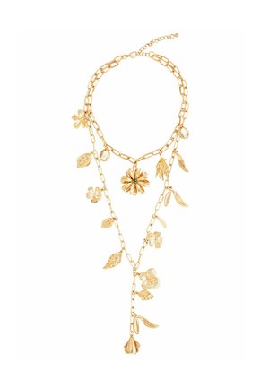 TABITHA SIMMONS X THE MEADOW TWO LAYER FLORAL  - Colier - gold tone