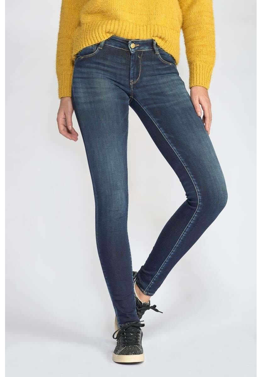 Jean Femme Le Temps Des Cerises 'Pulp Venise Blue' - Bleu Foncé Slim - Taille Haute - Neuf Avec étiquettes
