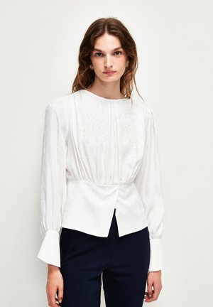 SHIRRED - Blouse - light beige