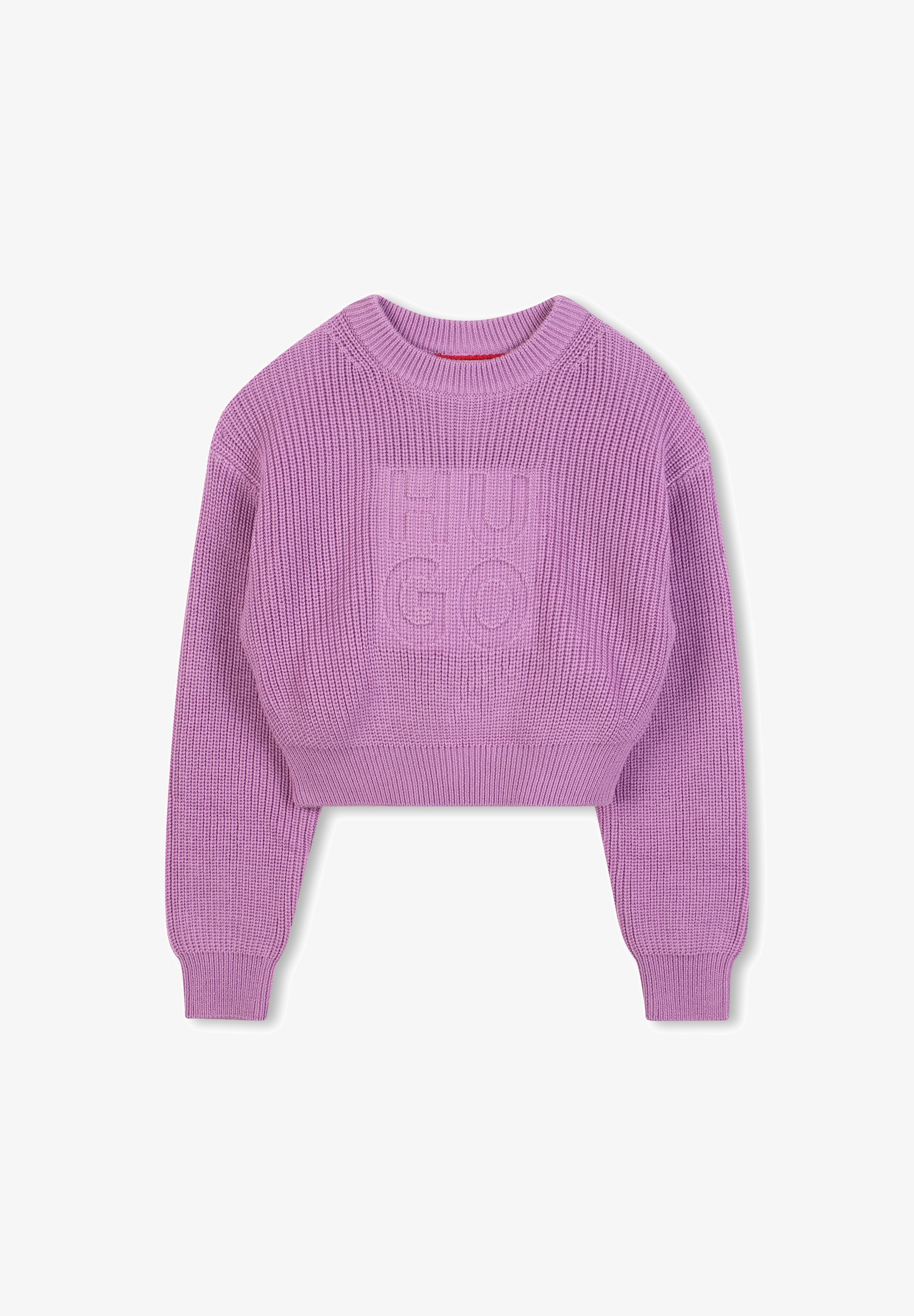 HUGO Kids Pullover violine/violet - Main Image