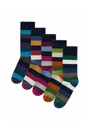 CUSHIONED SOLE FIVE PACK - Socks - striped