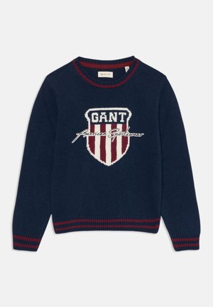 GRAPHIC C NECK UNISEX - Maglione - evening blue