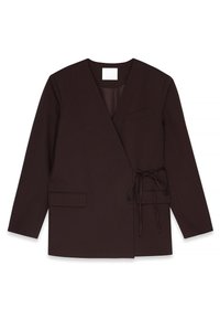 TIE DETAIL - Lühike jakk - brown