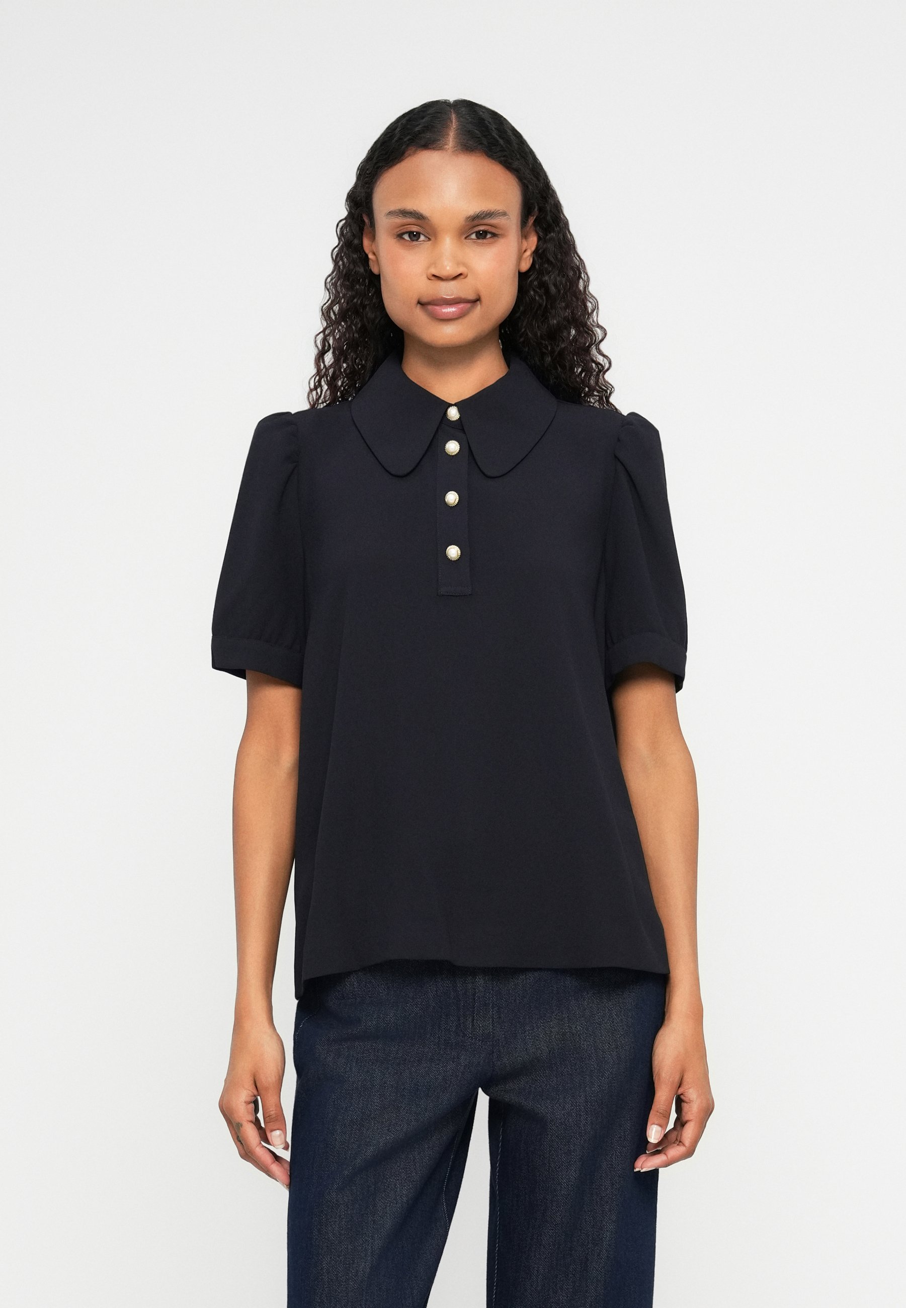 Tara Jarmon TONINO - Blouse - nuit/dark blue - Zalando.co.uk