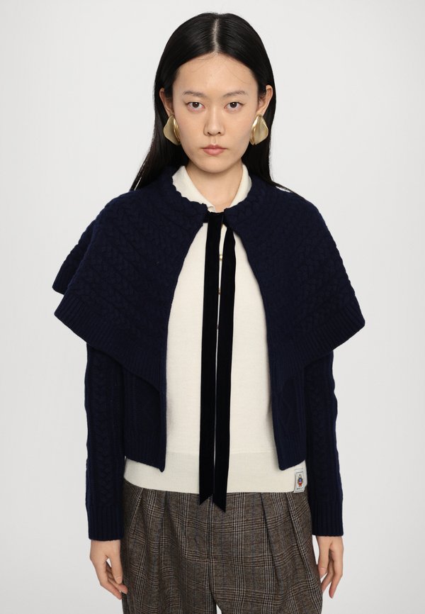 CALEB CABLE KNIT TIE FRONT - Cardigan2