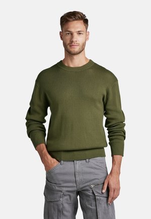 Strickpullover - grün