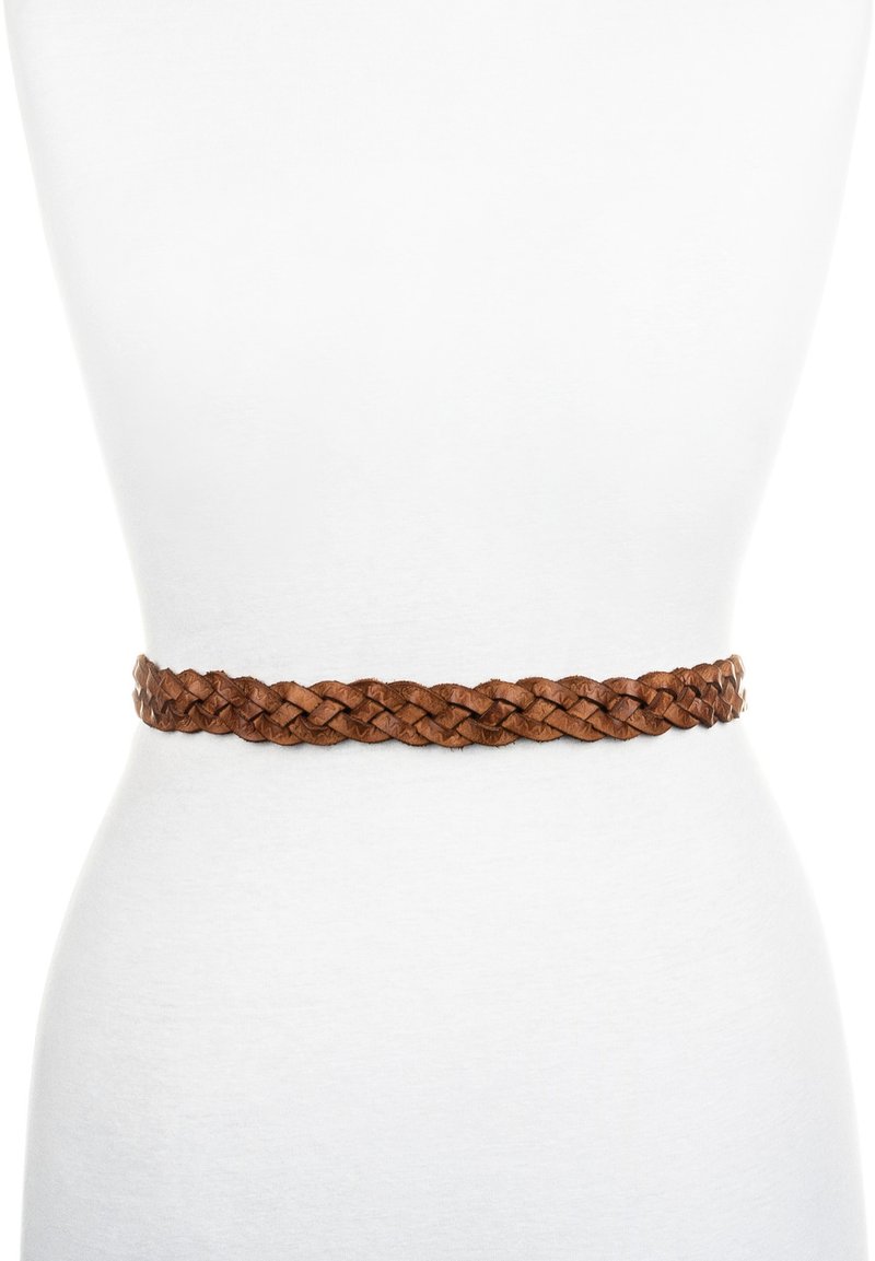 Damen Gürtel casual | Fynch-Hatton Flechtgürtel cognac - CS19267 Damen Gürtel casual | Fynch-Hatton Flechtgürtel cognac - CS19267