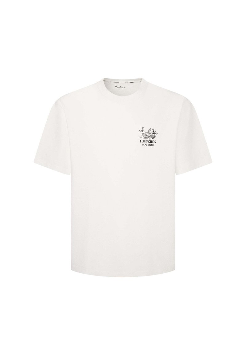 Pepe Jeans T-shirt print crème