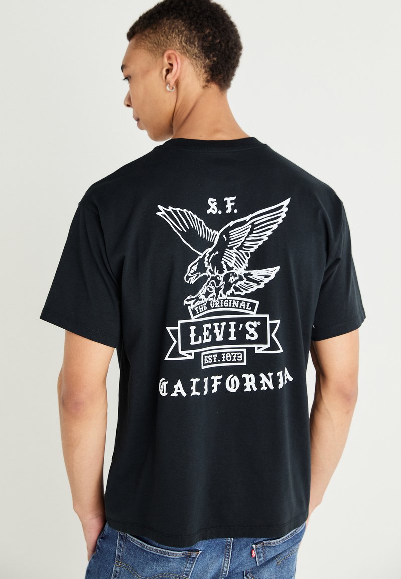Levi's® VINTAGE FIT GRAPHIC - Nyomott mintás póló - black