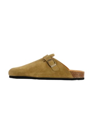 PLATE NATURAL WORLD - Mules - kaki