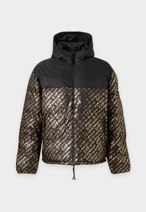 EA7 Emporio Armani, JACKET - Зимно яке - black/gold-coloured