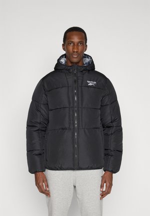 Reebok REVERSIBLE PUFFER - Vinterjakker - black