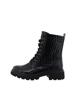 TOM TAILOR, STIEFEL - Bottines à plateau - black