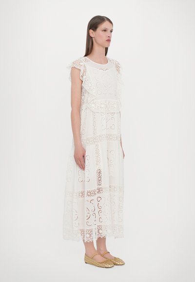 Sea DAHLIA EYELET MAXI DRESS - Velika haljina - pearl