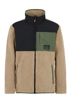 PRTHERON JR - Fleecejas - bamboobeige   bamboobeige   thyme