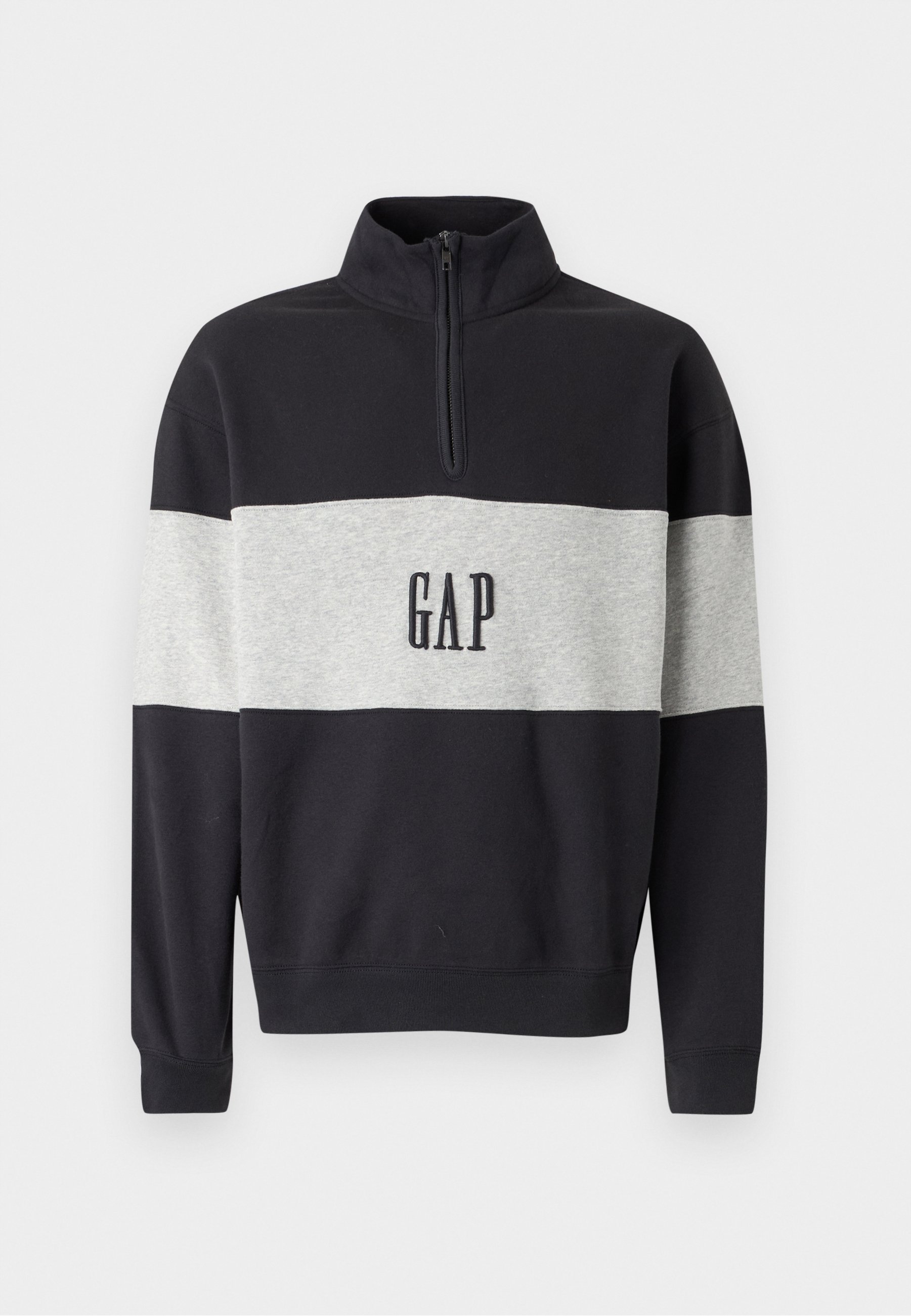 GAP LOGO HALF ZIP - Sweatshirt - light grey - Zalando.co.uk