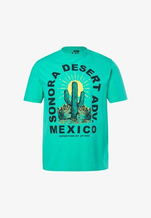 JP1880, T-SHIRT, SHORT SLEEVE, CHEST PRINT, UP TO 8XL - Camiseta estampada - spring green