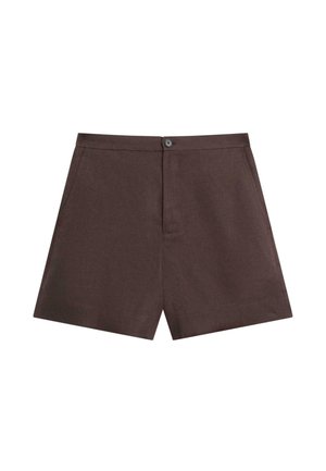 Massimo Dutti, Shorts - mottled dark brown