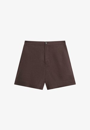 Massimo Dutti, Shorts - mottled dark brown