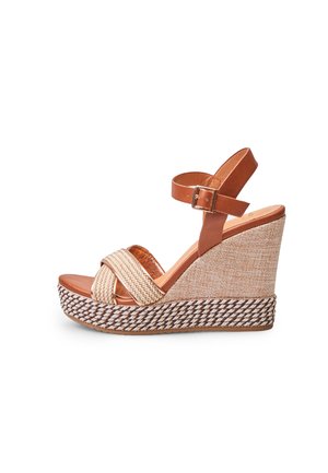 Bata Sandali con zeppa - gold