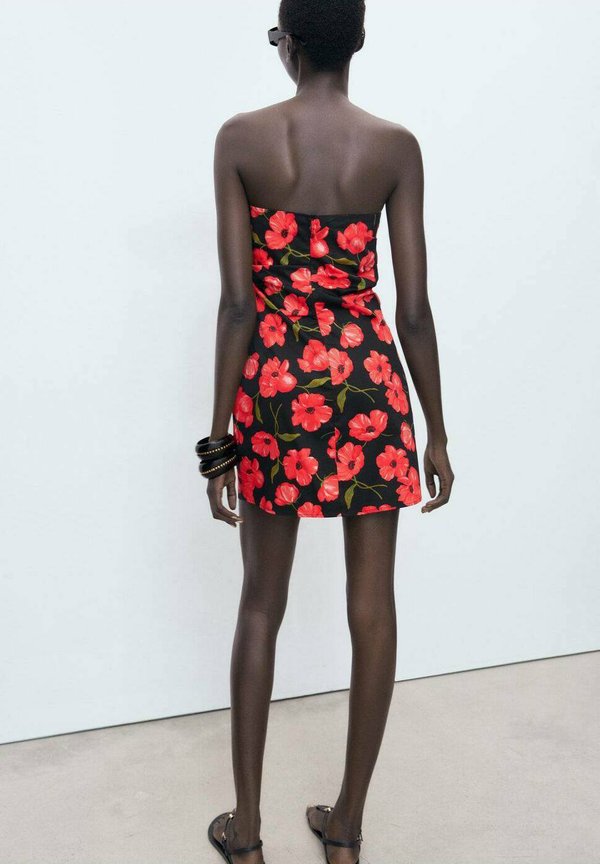 STRAPLESS FLORAL  - Day dress2