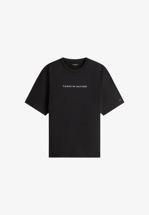Tommy Hilfiger, SS LOGO TEE COL BDS - T-shirt con stampa - black