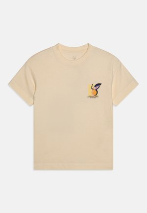 JORTAMPA BACK TEE CREW NECK JNR - T-shirt con stampa - beige