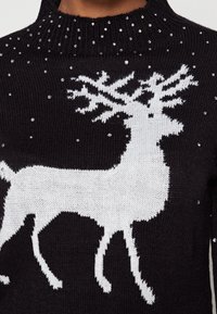 Pieces Strickpullover - black