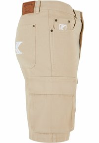 Karl Kani SMALL SIGNATURE WASHED - Šortky - taupe