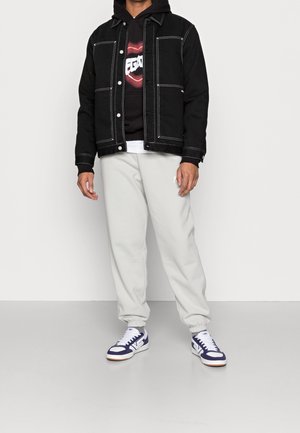 Pegador Jersey con capucha - black