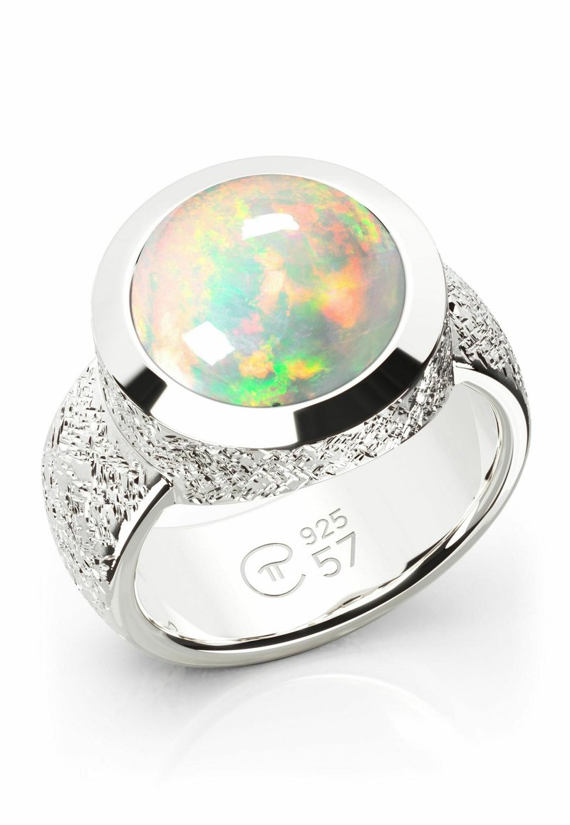 PiArt OVALIS - Ring - weiß/white - Zalando.de