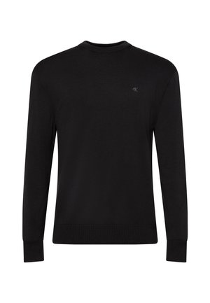 Calvin Klein Jeans, LONG SLEEVED RELAXED CREW NECK - Maglione - black