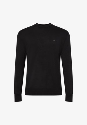 Calvin Klein Jeans, LONG SLEEVED RELAXED CREW NECK - Maglione - black