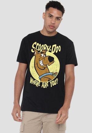 Cotton Soul, SCOOBY DOO WHERE ARE YOU - T-Shirt print - black