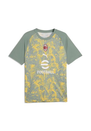 PREMATCH MILAN AC - T-shirt con stampa - green moon sunny yellow