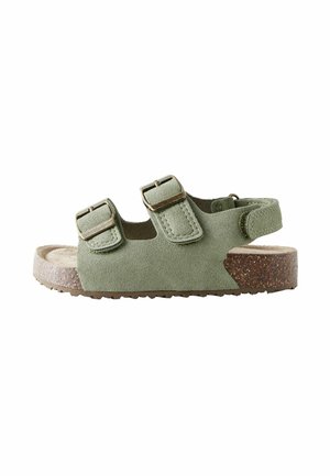 CUSHIONED FOOTBED DOUBLE BUCKLE FASTENING WIDE FIT  - Babyschoenen - green