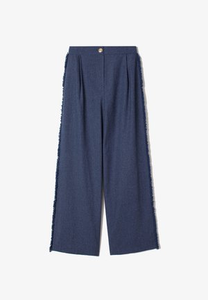 Touché Privé FRINGED - Pantalones - denim