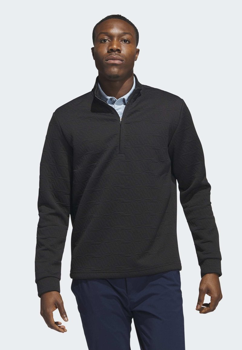 adidas Golf DWR QUARTER ZIP Sweater black/zwart Zalando.nl