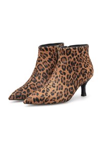 Woden Členkové čižmy - leopard