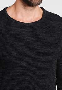 Selected Homme Stickad tröja - anthracite