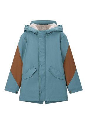 LANGE IN COLORBLOCKING-OPTIK  - Parka - blau