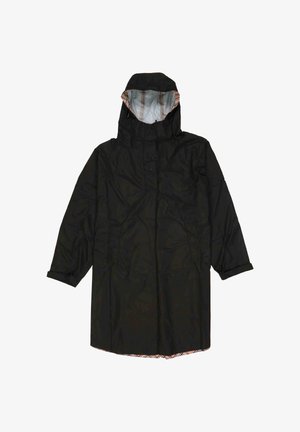 FRAAS, PLAID CHECK PONCHO - Parka - caviar
