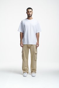 BELUN BAGGY - Baggy Jeans - beige