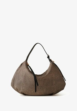 Borbonese, PRIVE HOBO BAG MEDIUM - Handbag - op natural