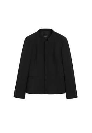 Massimo Dutti, ROUND NECK BLAZER WITH DART DETAILS - Blazer - black