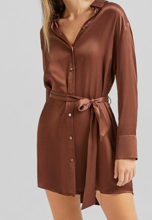 Robe chemise - brown