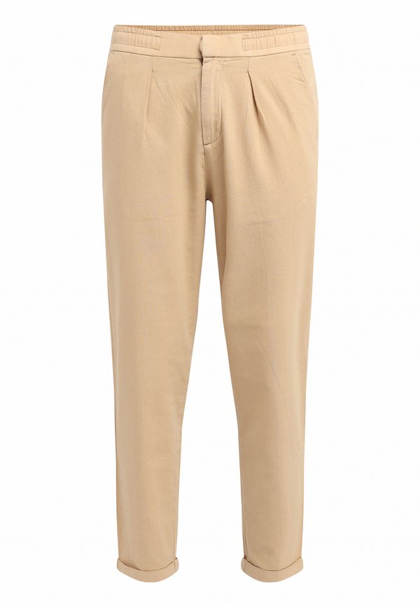 JOHNNY PANTS CROPPED SLIM FIT - Trousers - travertine2
