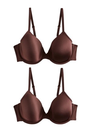 HOLLY FULL CUP PAD  TWO PACK - Bügel BH - chocolate nude